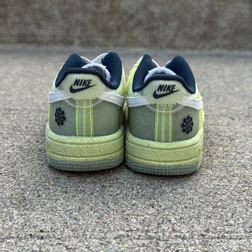 Nike Air Force 1 Crater ‘Light Lemon Twist’ Sneakers Toddler - Picture 4 of 10